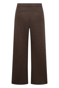 Palina long darkbrown patterned