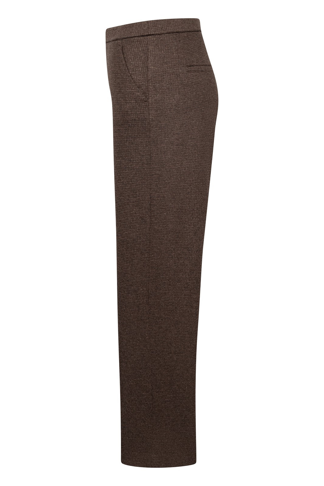 Palina long darkbrown patterned