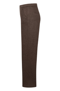 Palina long darkbrown patterned
