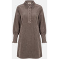 Barbel corduroy dress washed taupe