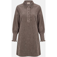 Barbel corduroy dress washed taupe