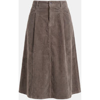Barbel corduroy skirt washed taupe