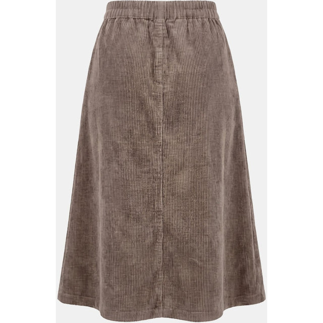 Barbel corduroy skirt washed taupe